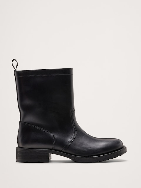 BOTTES DE MOTO EN CUIR ITALIEN