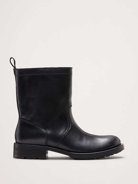 BOTTES DE MOTO EN CUIR ITALIEN