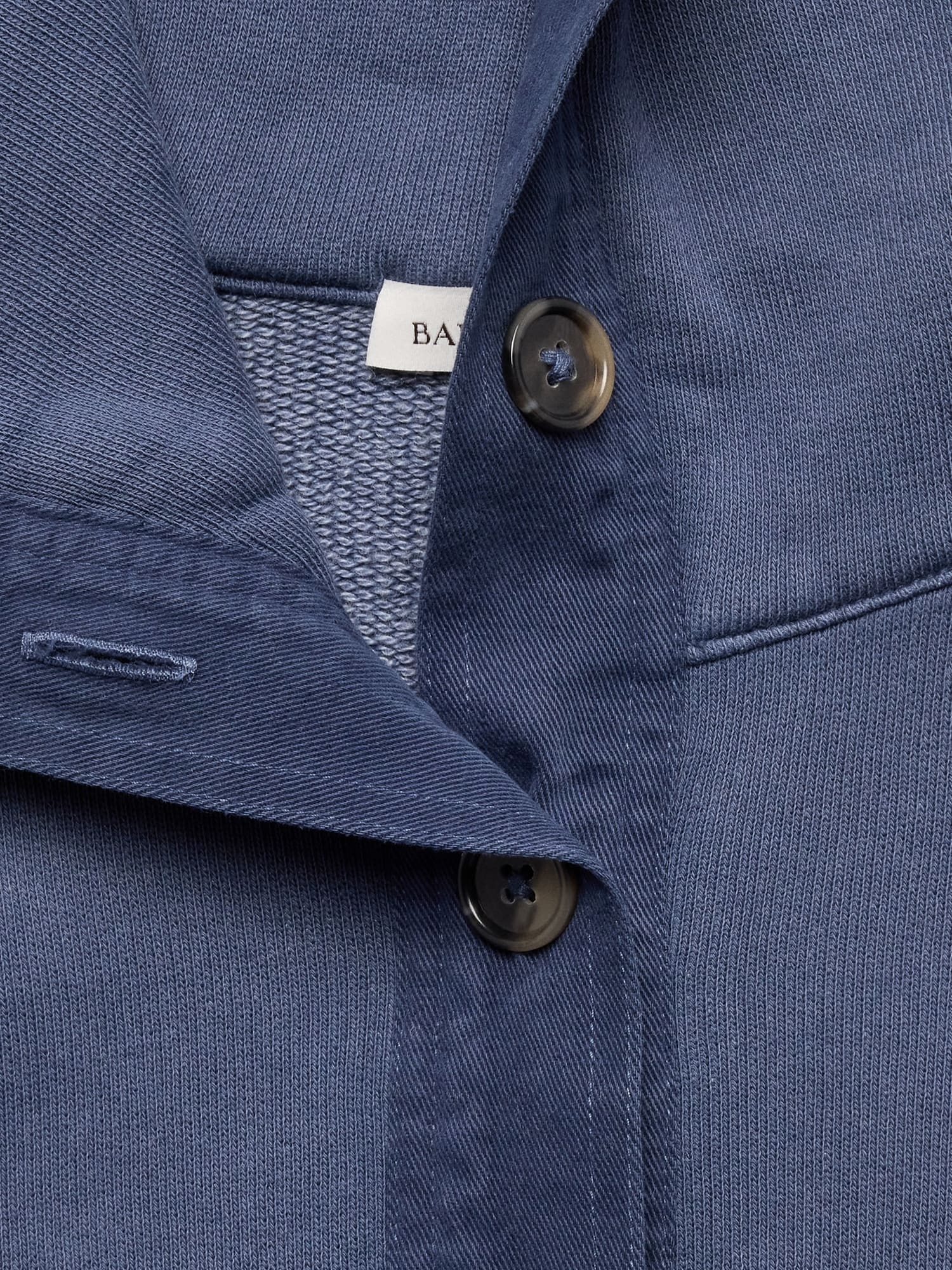 French Terry Stand-Collar Sweatshirt