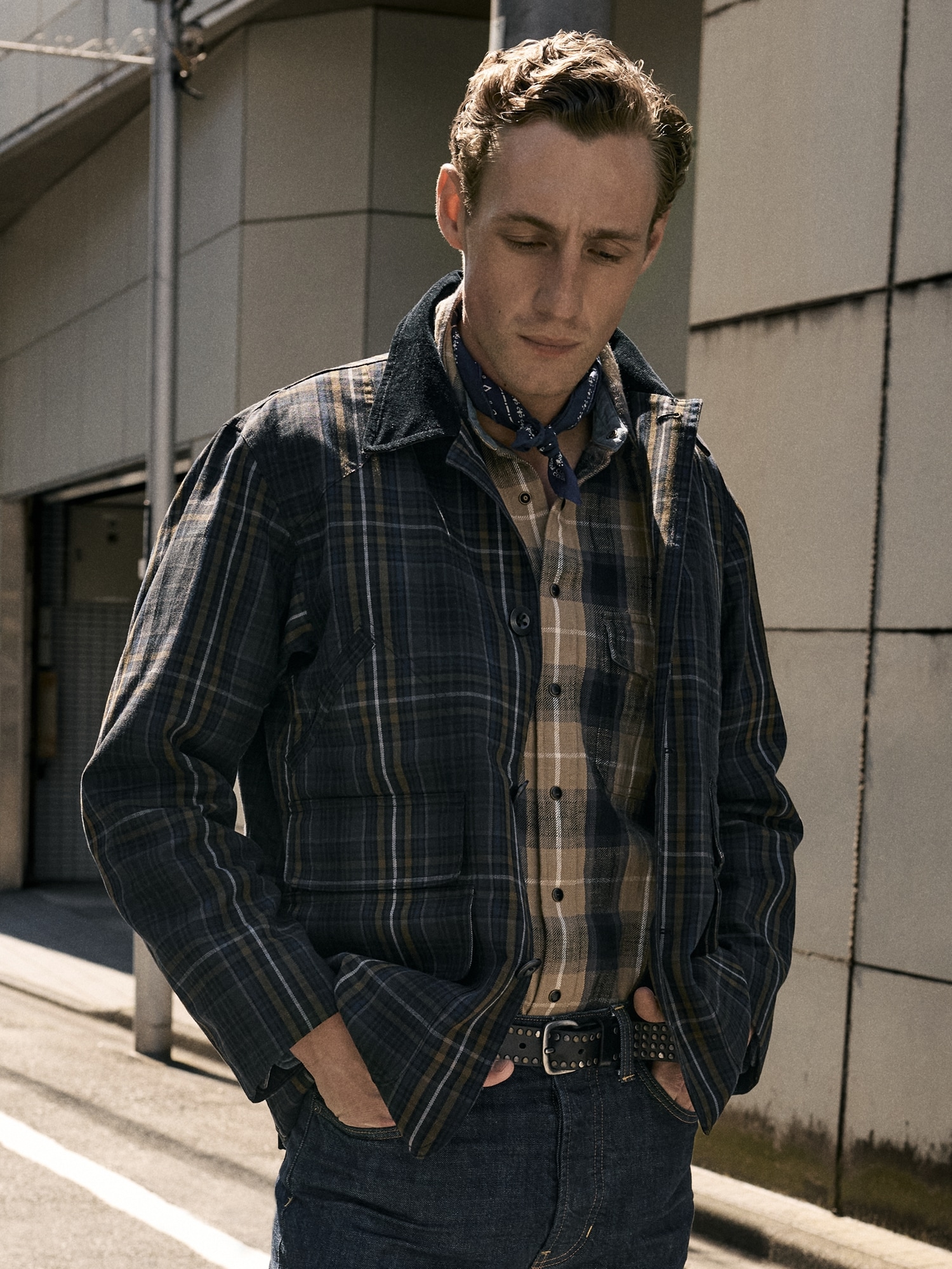 Relaxed-Fit Plaid Cotton Twill Shirt