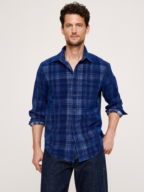 Standard-Fit Lightweight Corduroy Shirt