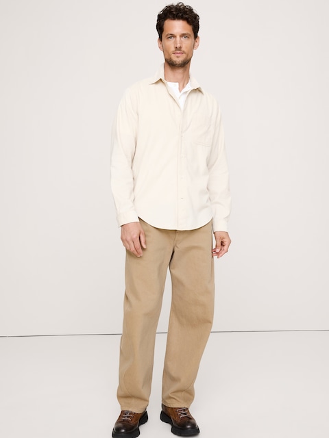 Standard-Fit Lightweight Corduroy Shirt