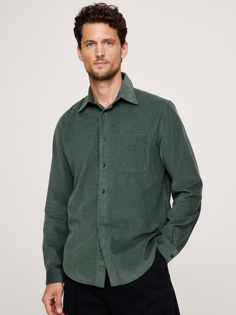 Standard-Fit Lightweight Corduroy Shirt