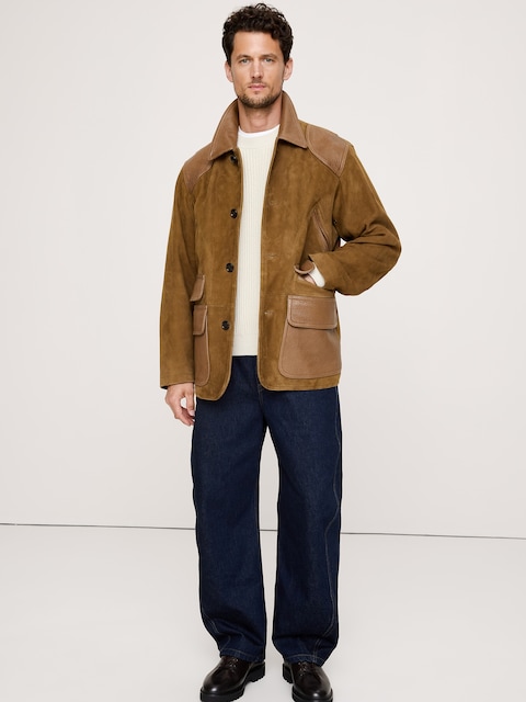 Suede Chore Coat