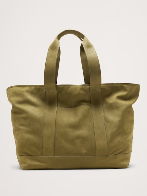 Nubuck Leather Weekend Tote