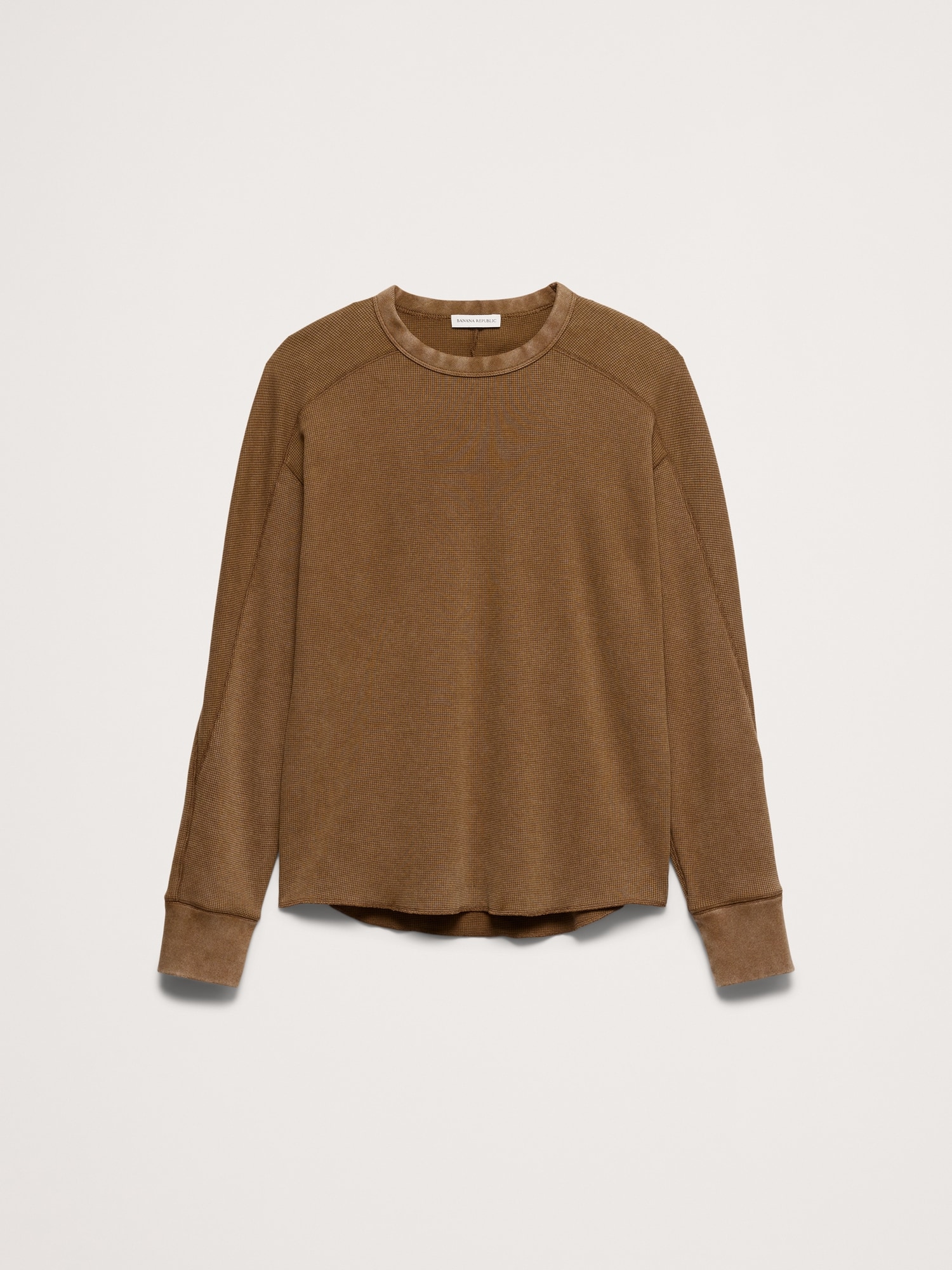 Cotton Waffle-Knit T-Shirt