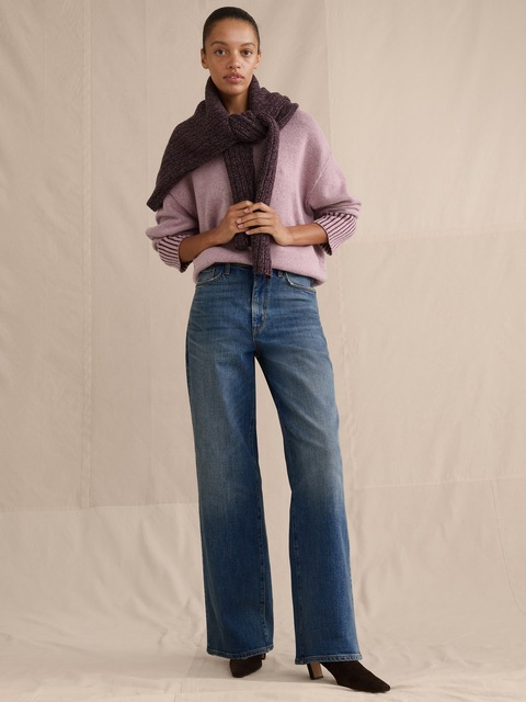 High-Rise Relaxed Wide-Leg Jean