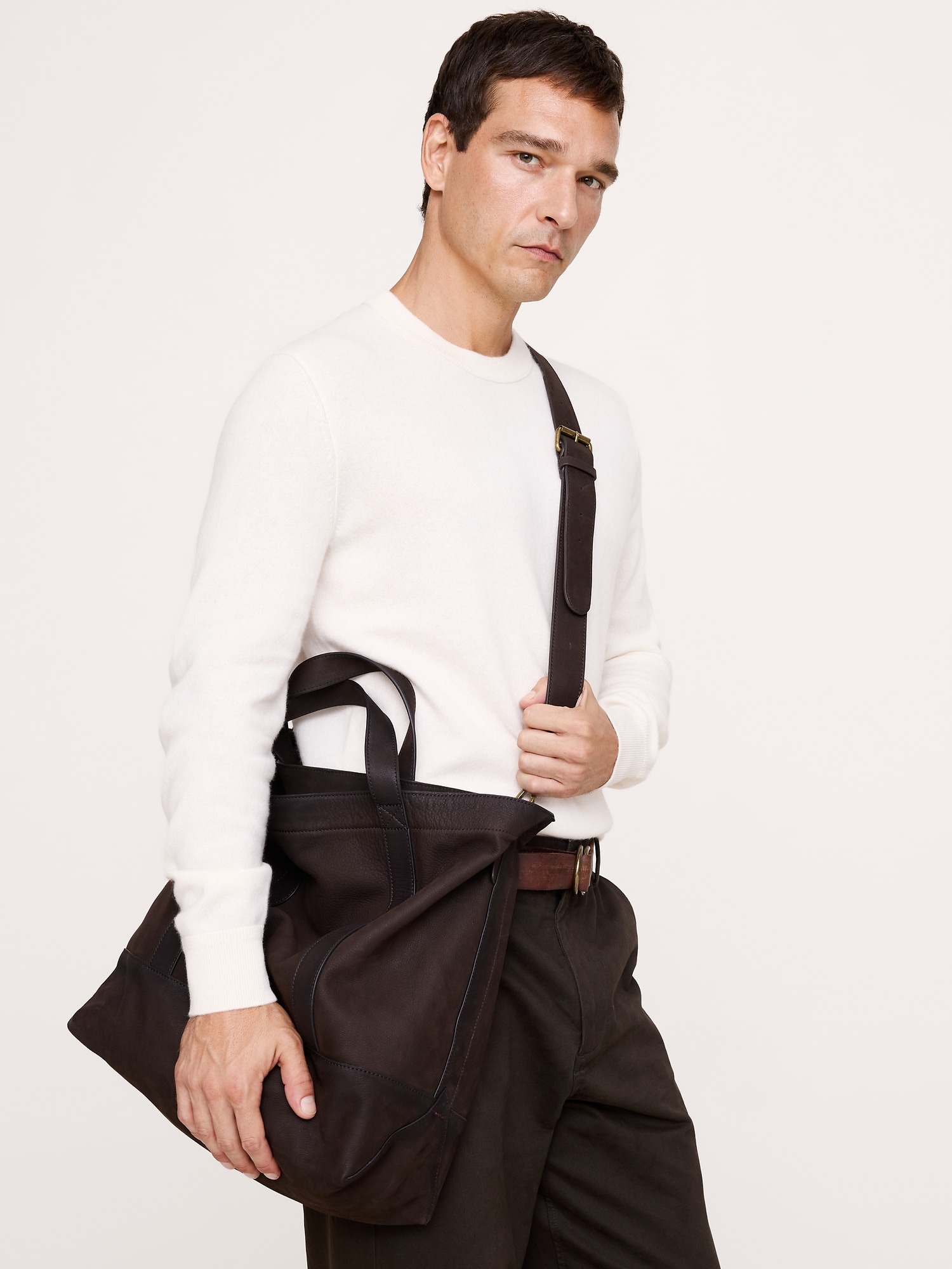 Nubuck Leather Tote