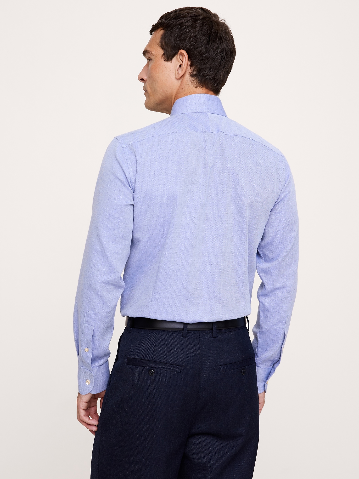 Slim-Fit Cotton-Cashmere Dress Shirt