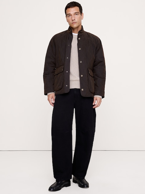 VESTE DÉCONTRACTÉE MATELASSÉE CIRÉE