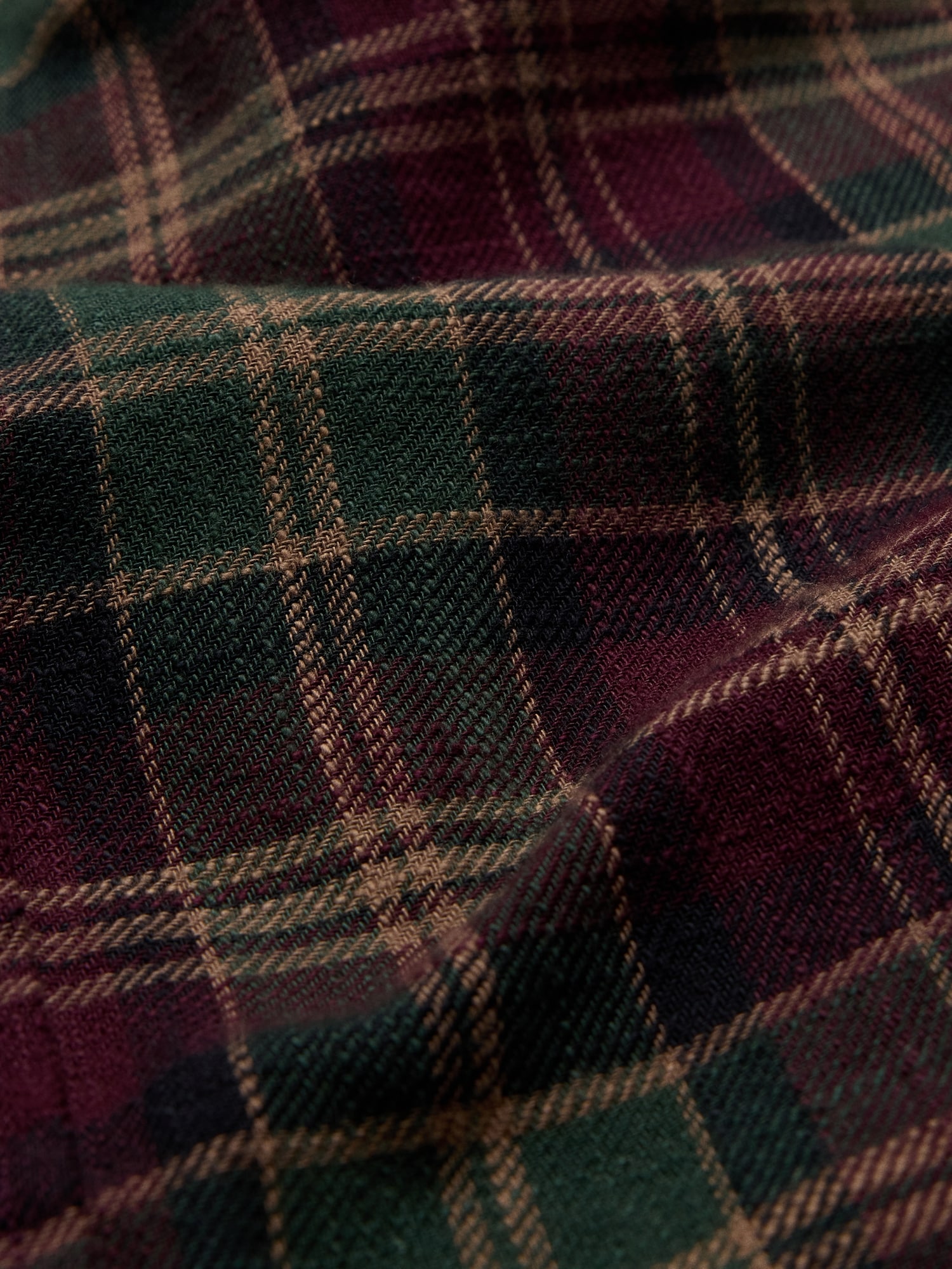 Relaxed-Fit Plaid Cotton Twill Shirt