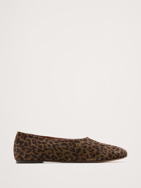 Italian Suede Ballet Flat