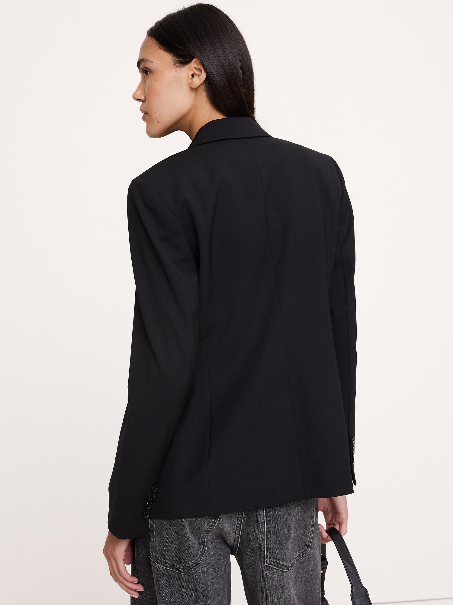 Slim Italian Lightweight Wool Blazer