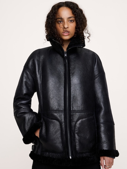 MANTEAU EN RASON RÉVERSIBLE