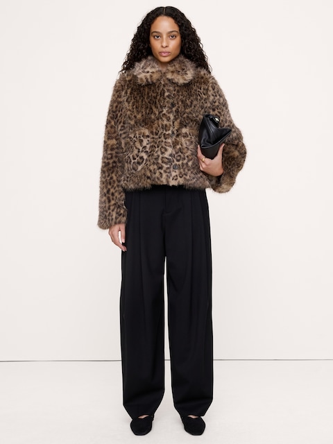 VESTE EN SIMILIFOURRURE