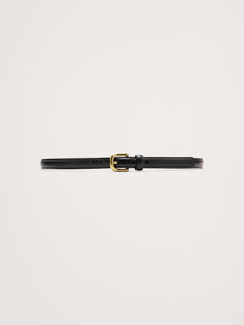 Embossed Leather Belt