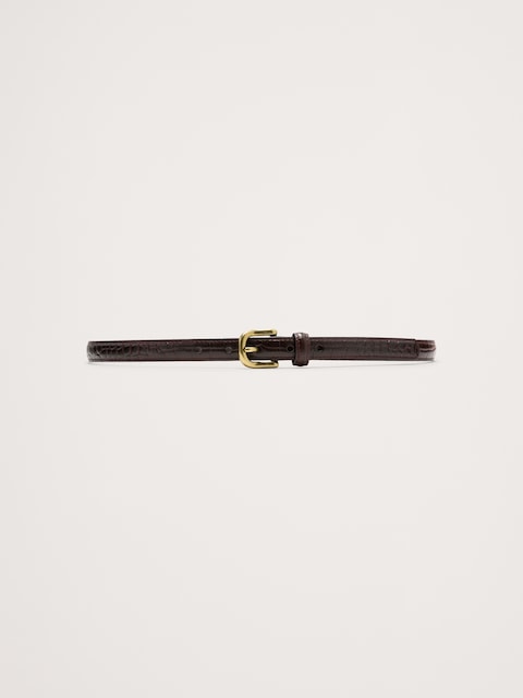 CEINTURE EN CUIR EMBOSSÉ