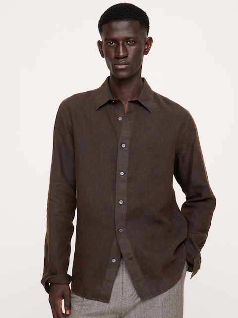 CHEMISE AJUSTÉE EN LIN