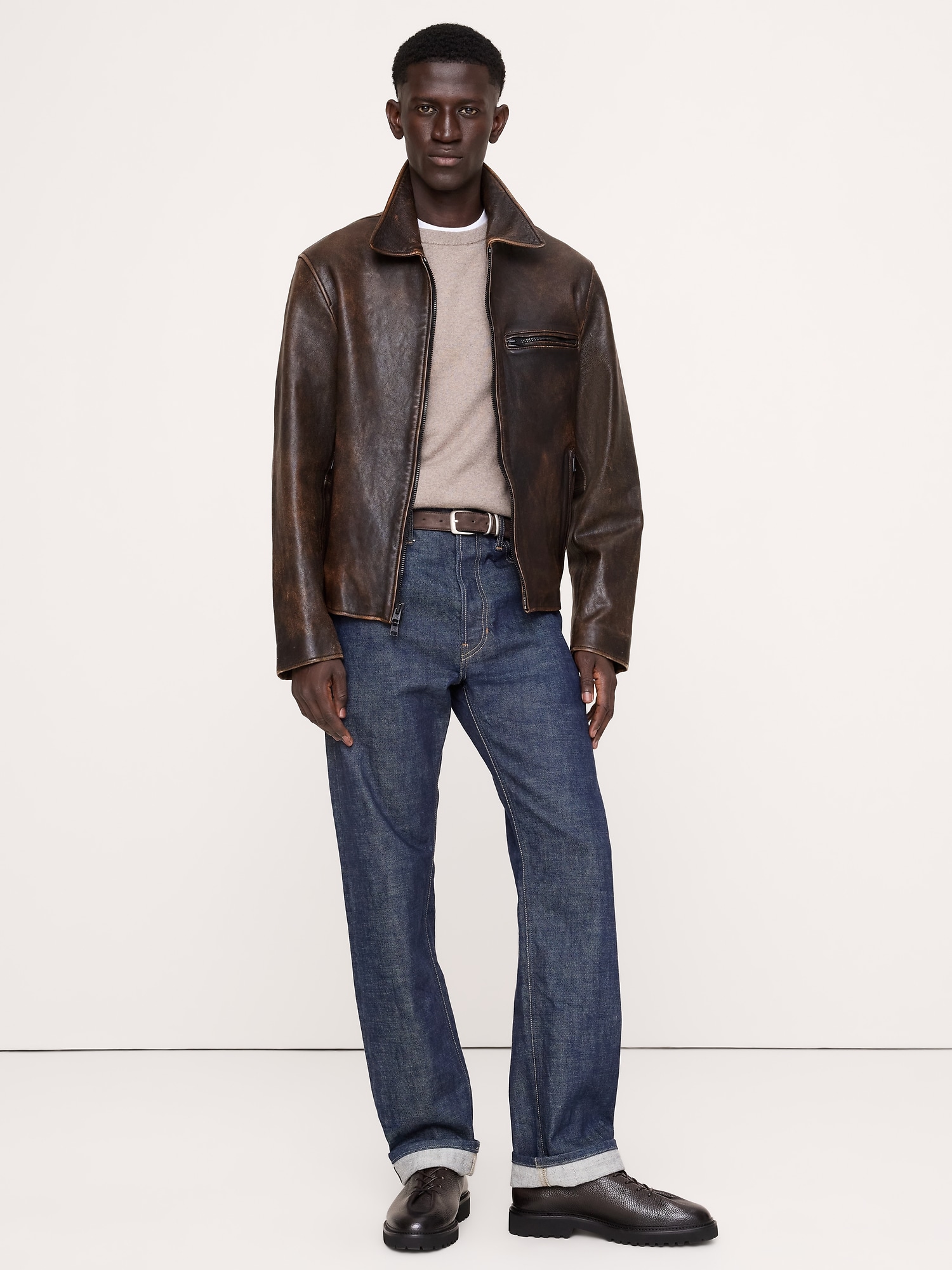 Leather Racing Jacket