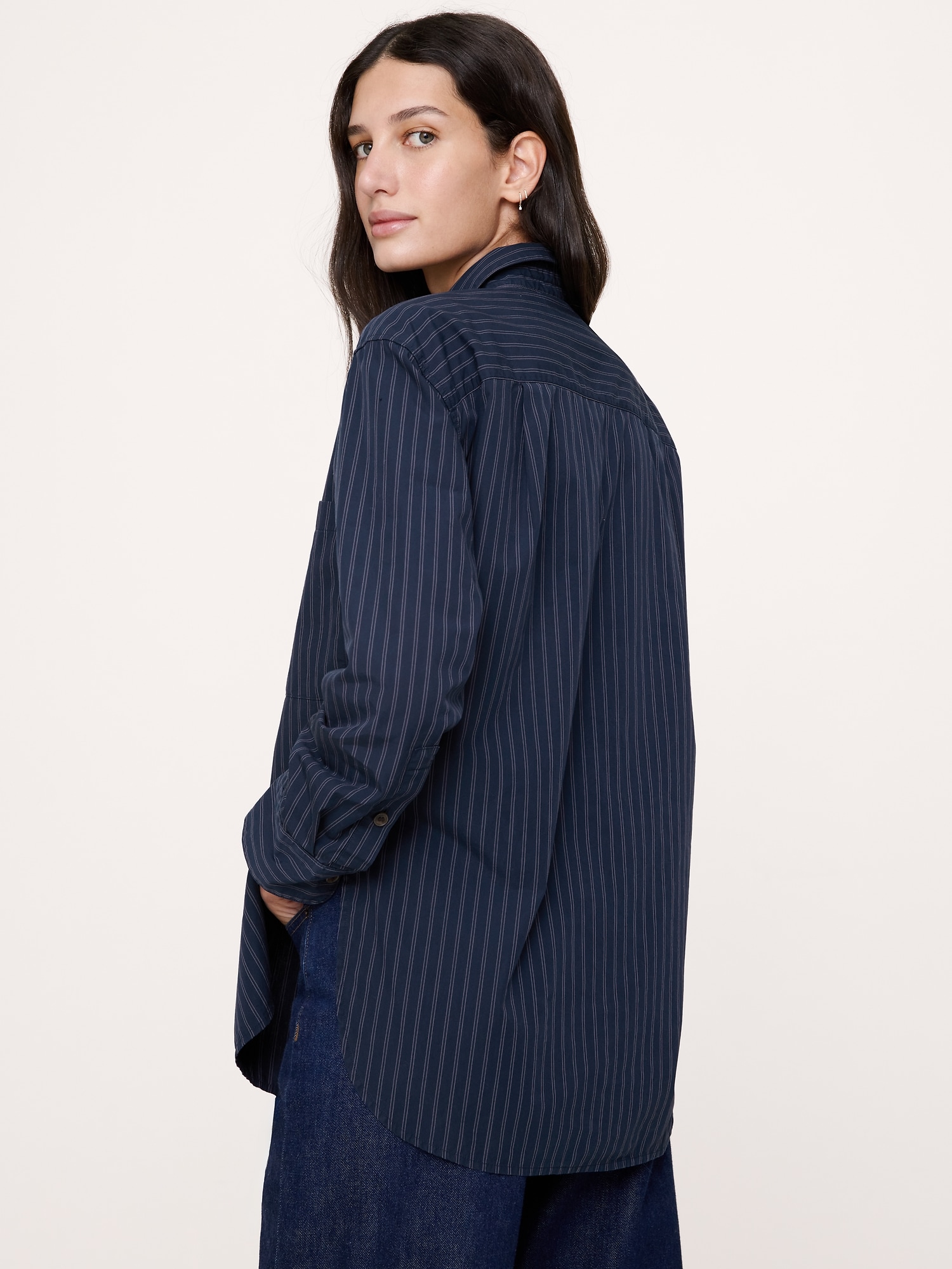 The Oversized Shirt Cotton Poplin