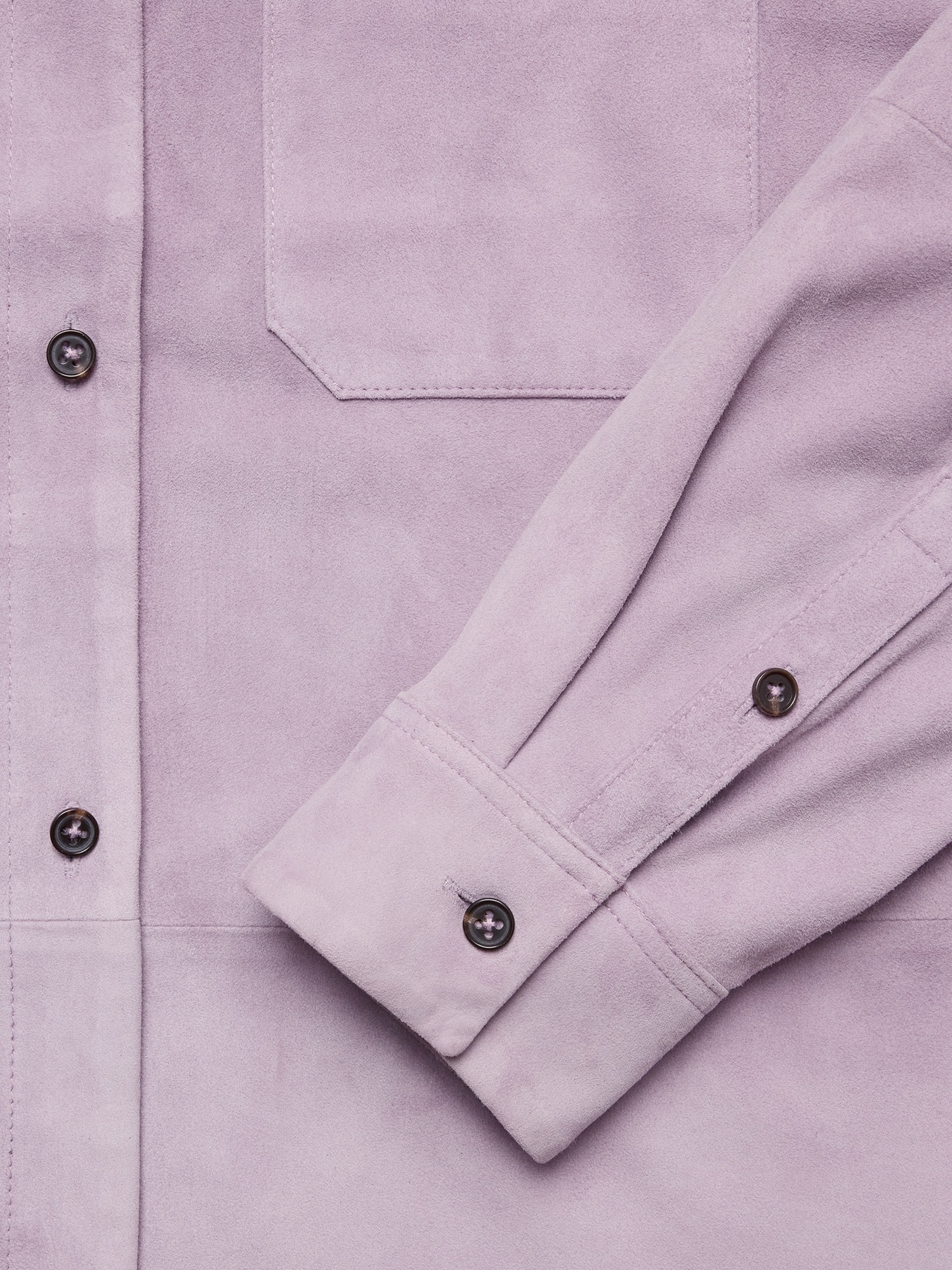 Suede Shirt Jacket