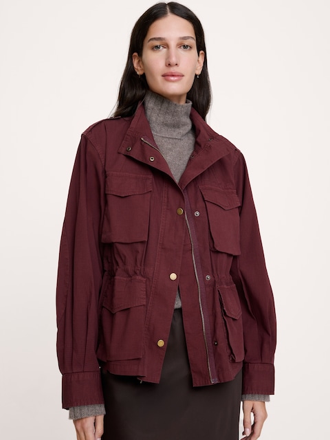BLOUSON D'AVIATEUR EN COTON INDÉCHIRABLE