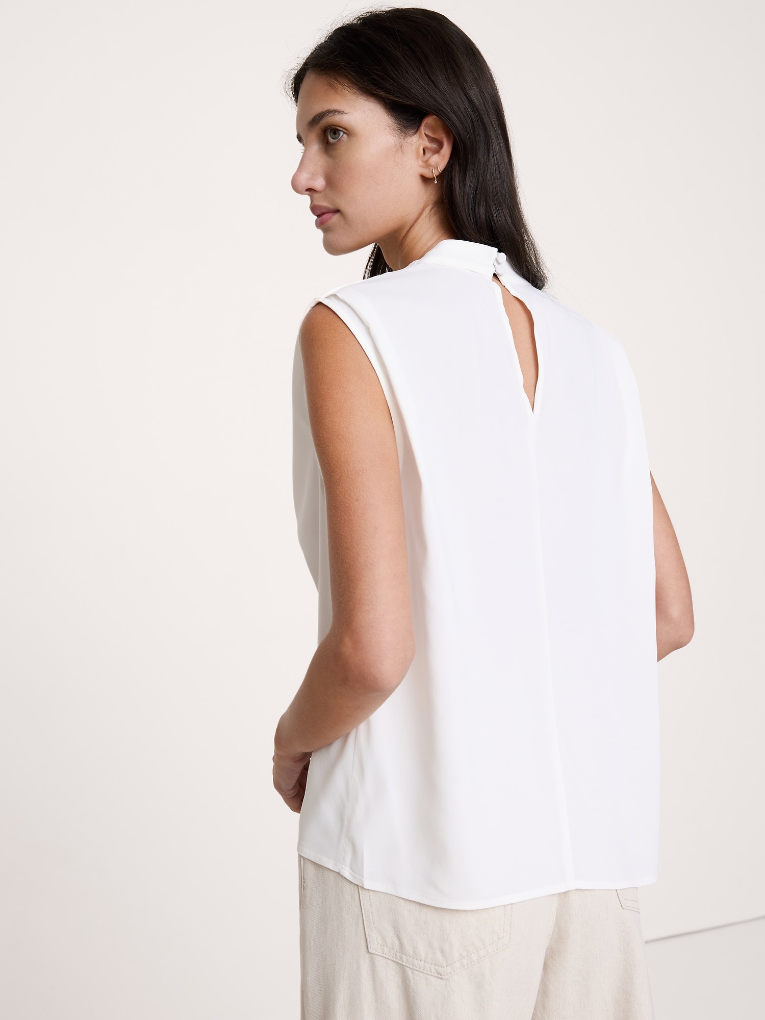 Drapey Cowl-Neck Tank