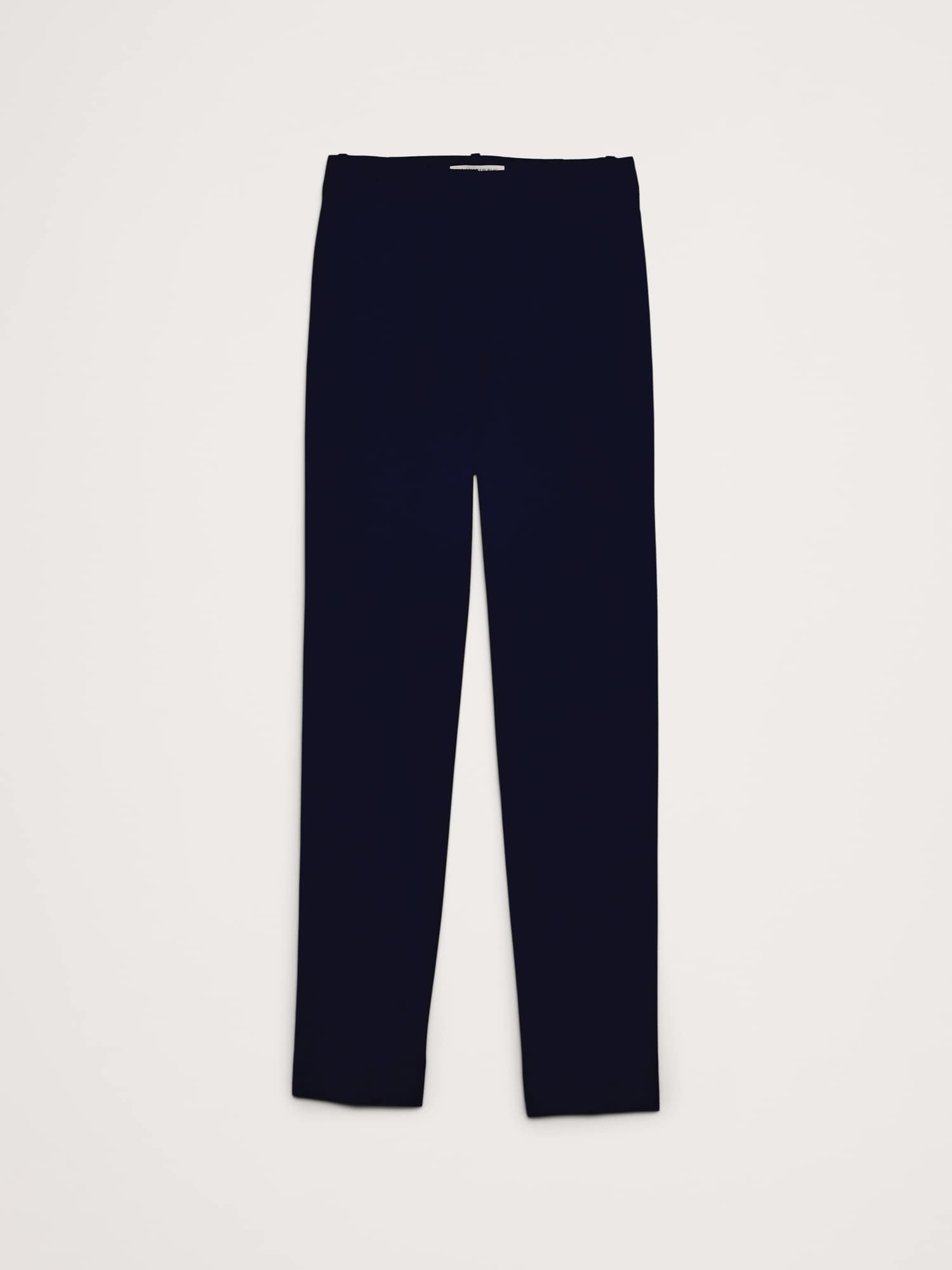 Ultra High-Rise Modern Slim Italian Lightweight Wool Ankle Pant