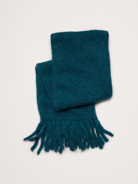 Italian Alpaca-Blend Long Scarf