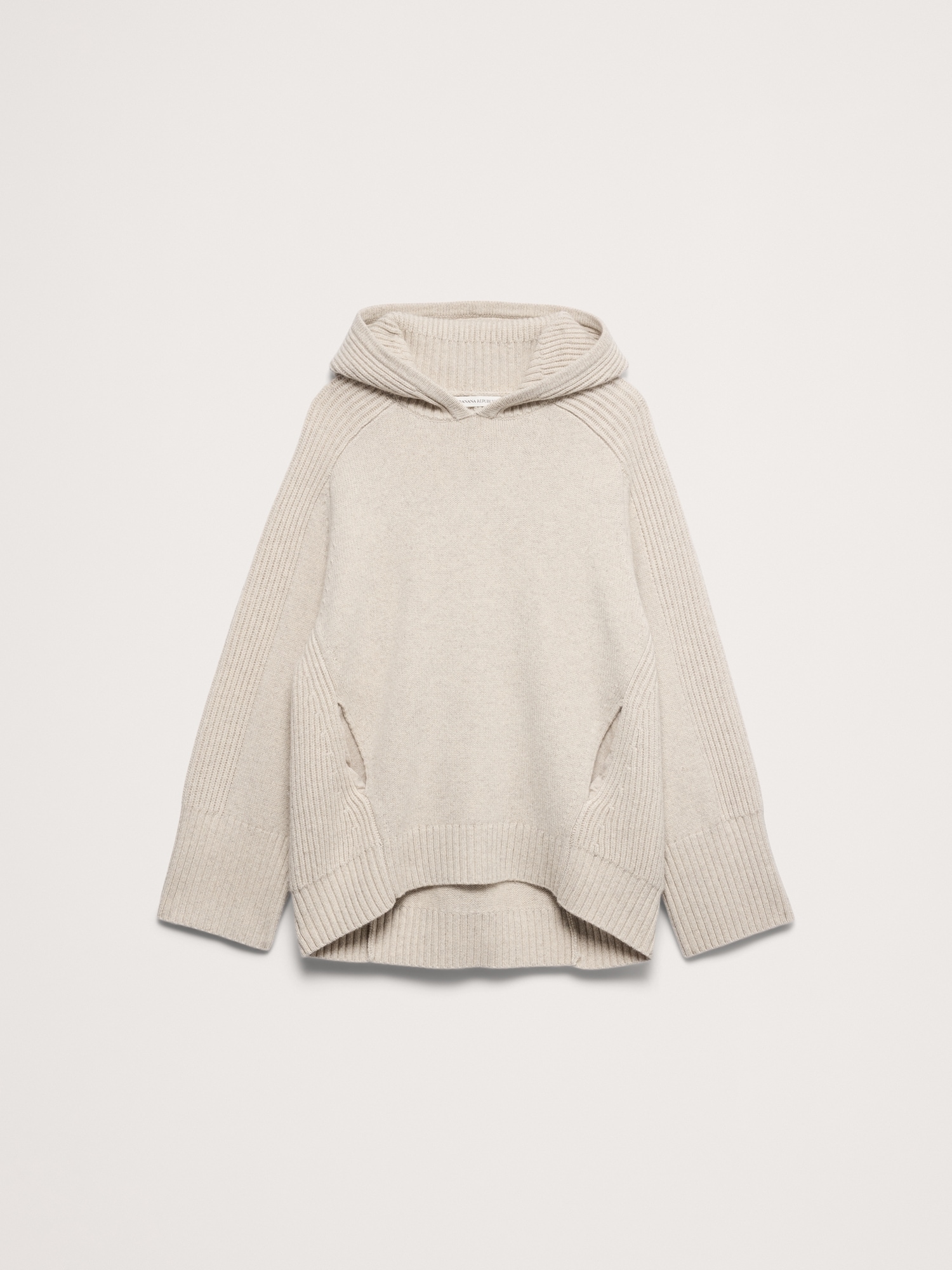 Wool-Cashmere Sweater Hoodie