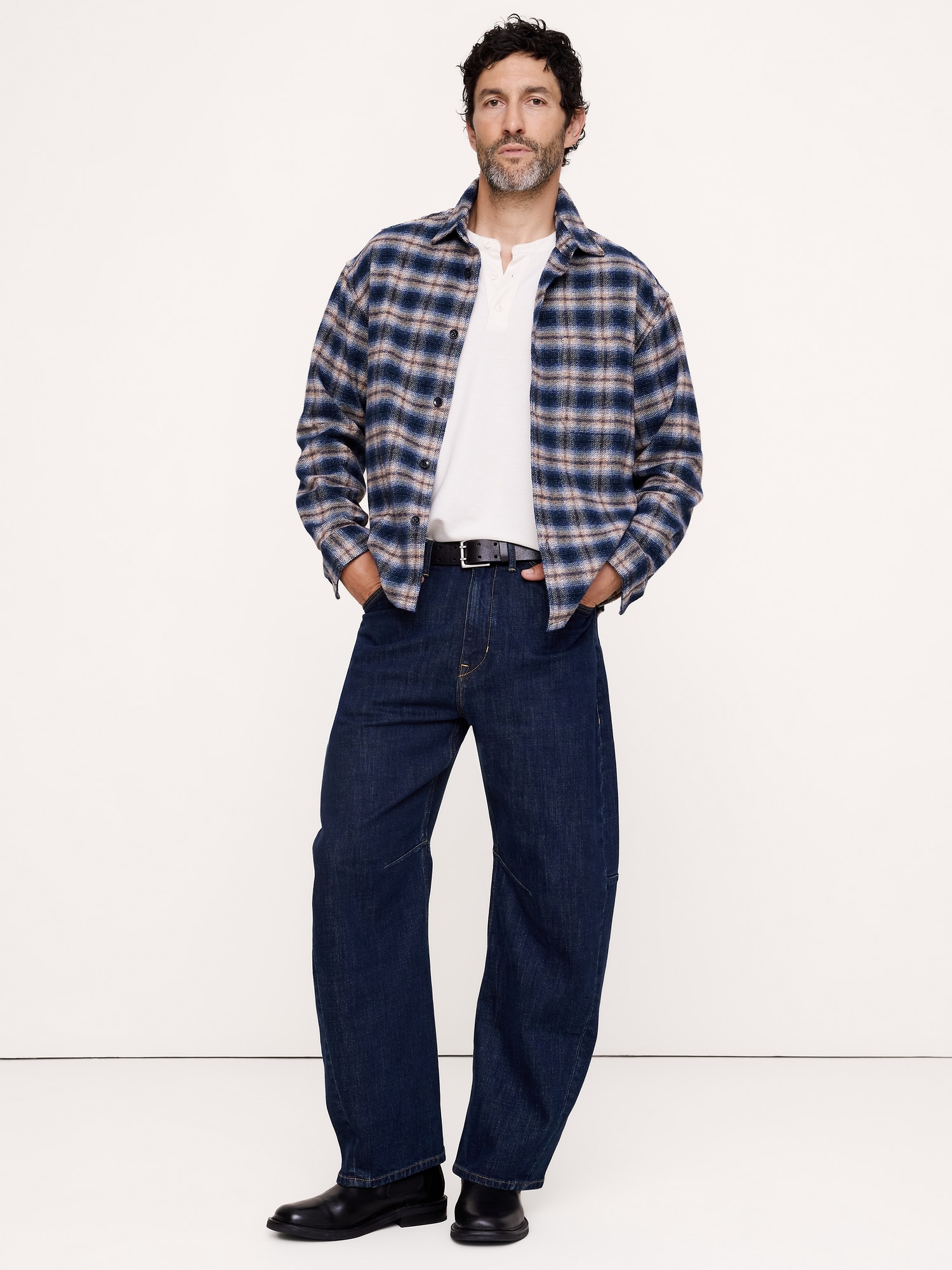 Relaxed-Fit Flannel Shirt