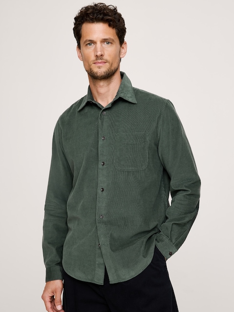 CHEMISE STANDARD EN VELOURS CÔTELÉ LÉGER