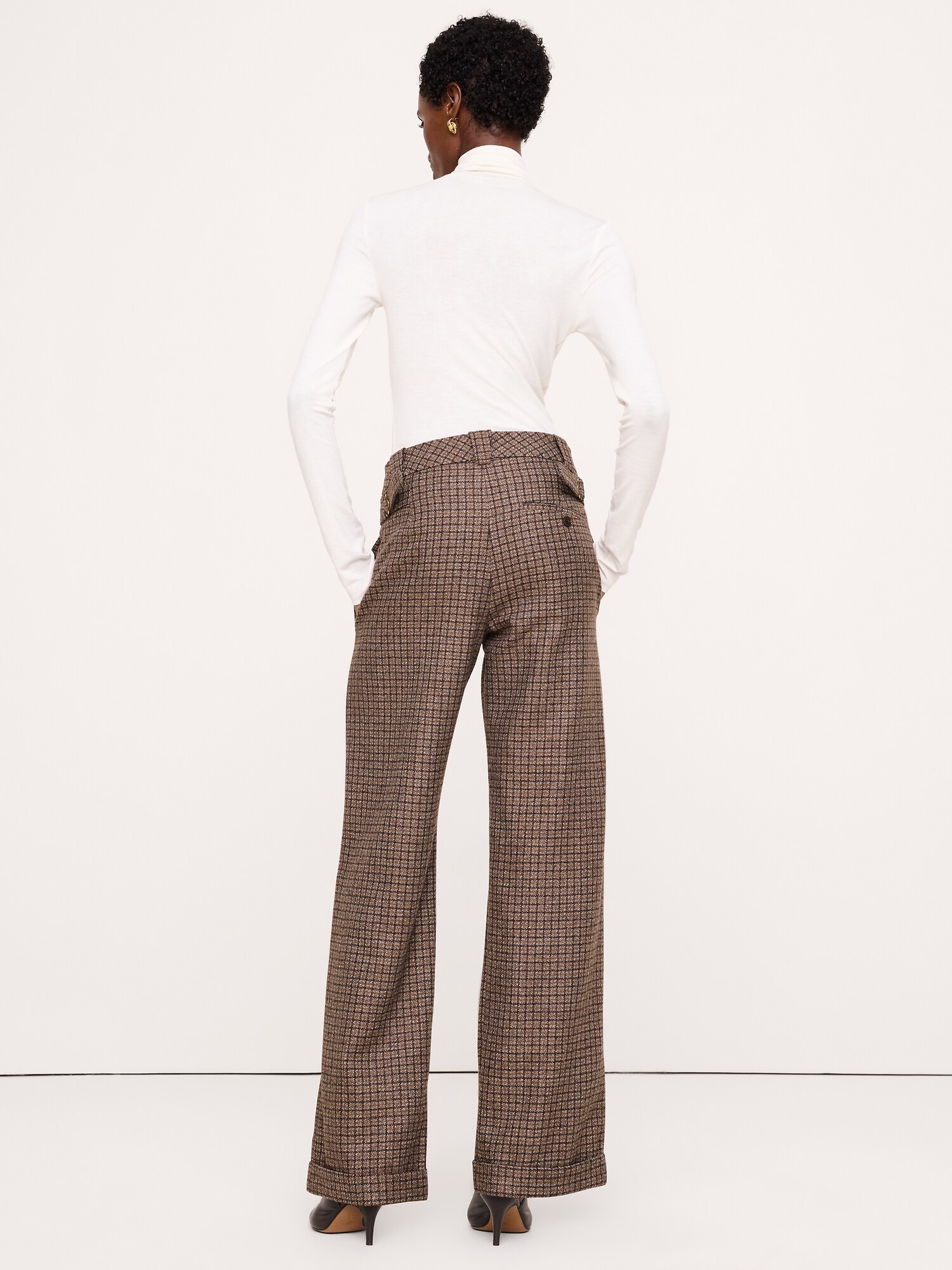 Boyfriend Italian Tweed Pant