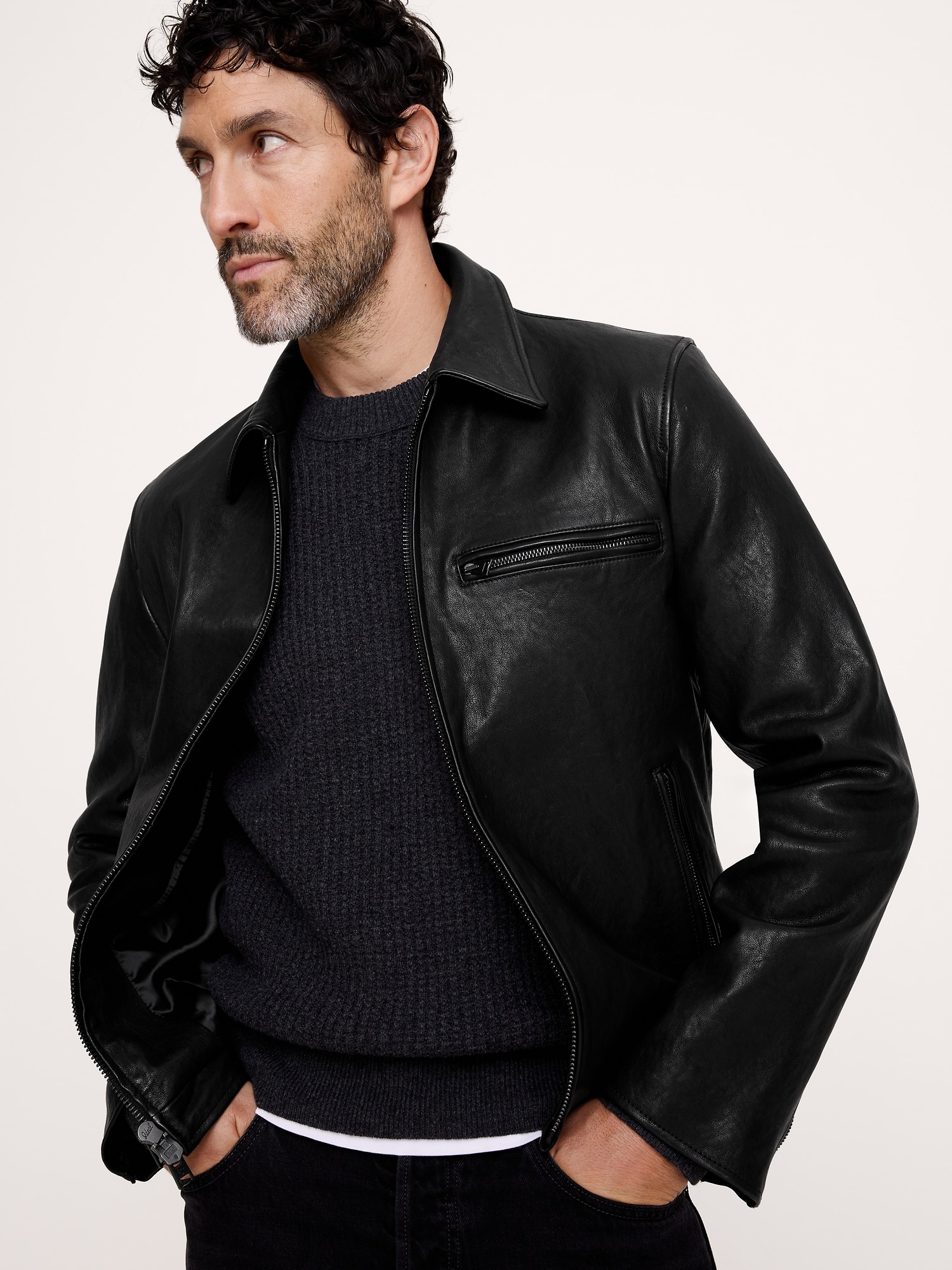 Leather Racing Jacket