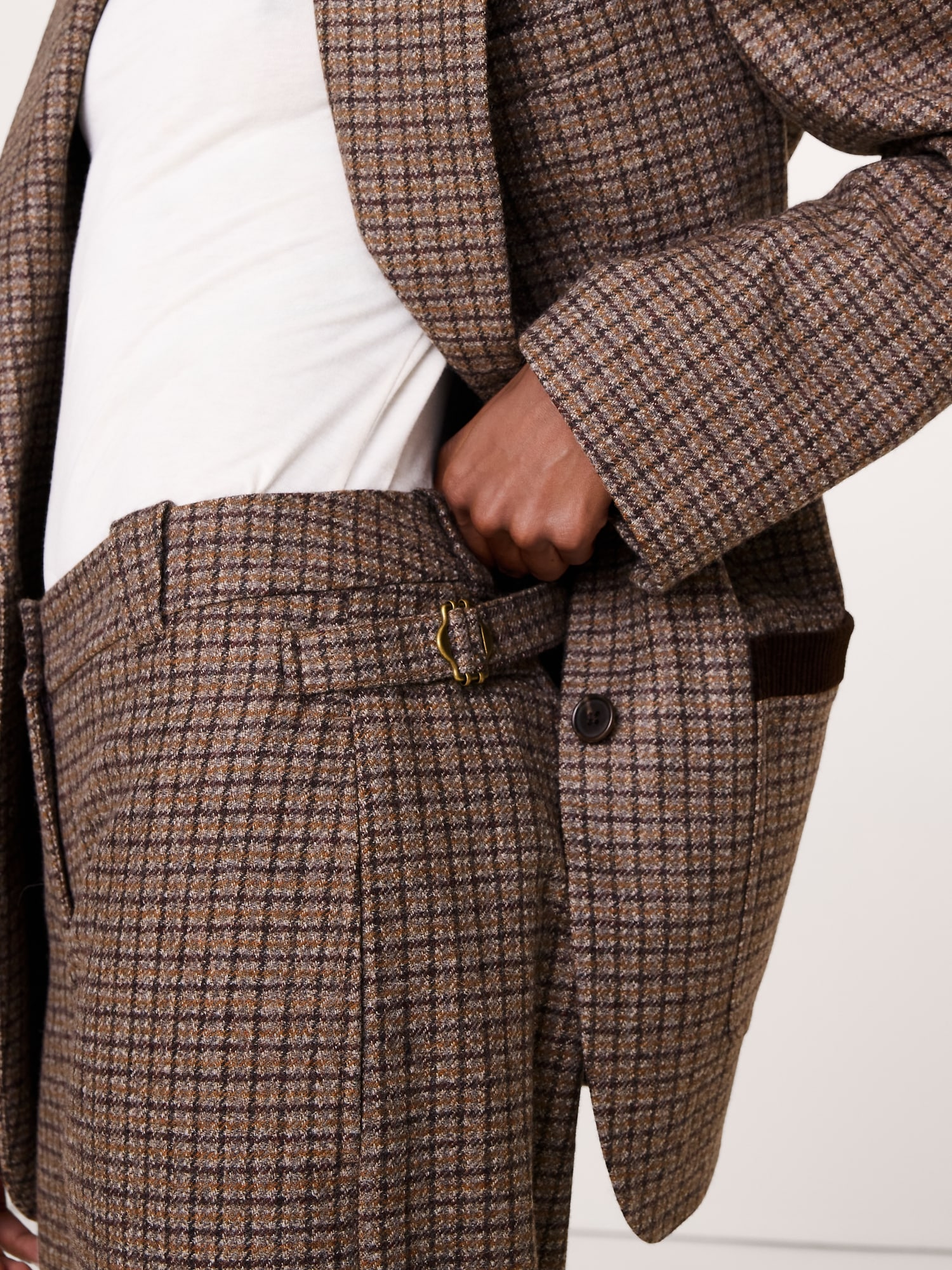 Boyfriend Italian Tweed Pant