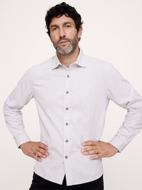 Lightweight Brushed Flannel Shirt