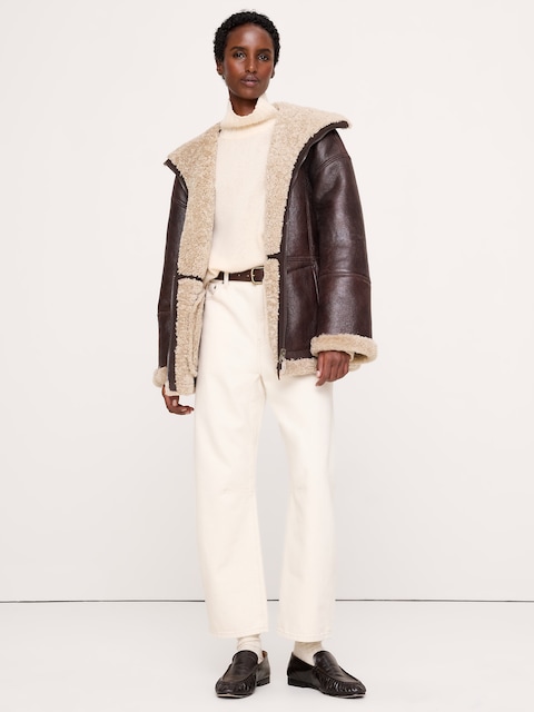 MANTEAU EN RASON RÉVERSIBLE