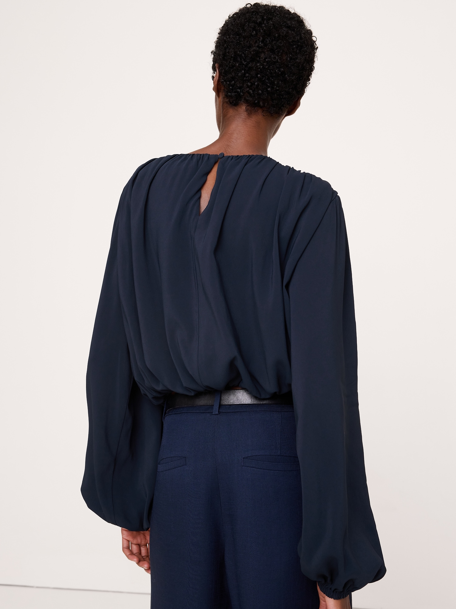 Georgette Cropped Top