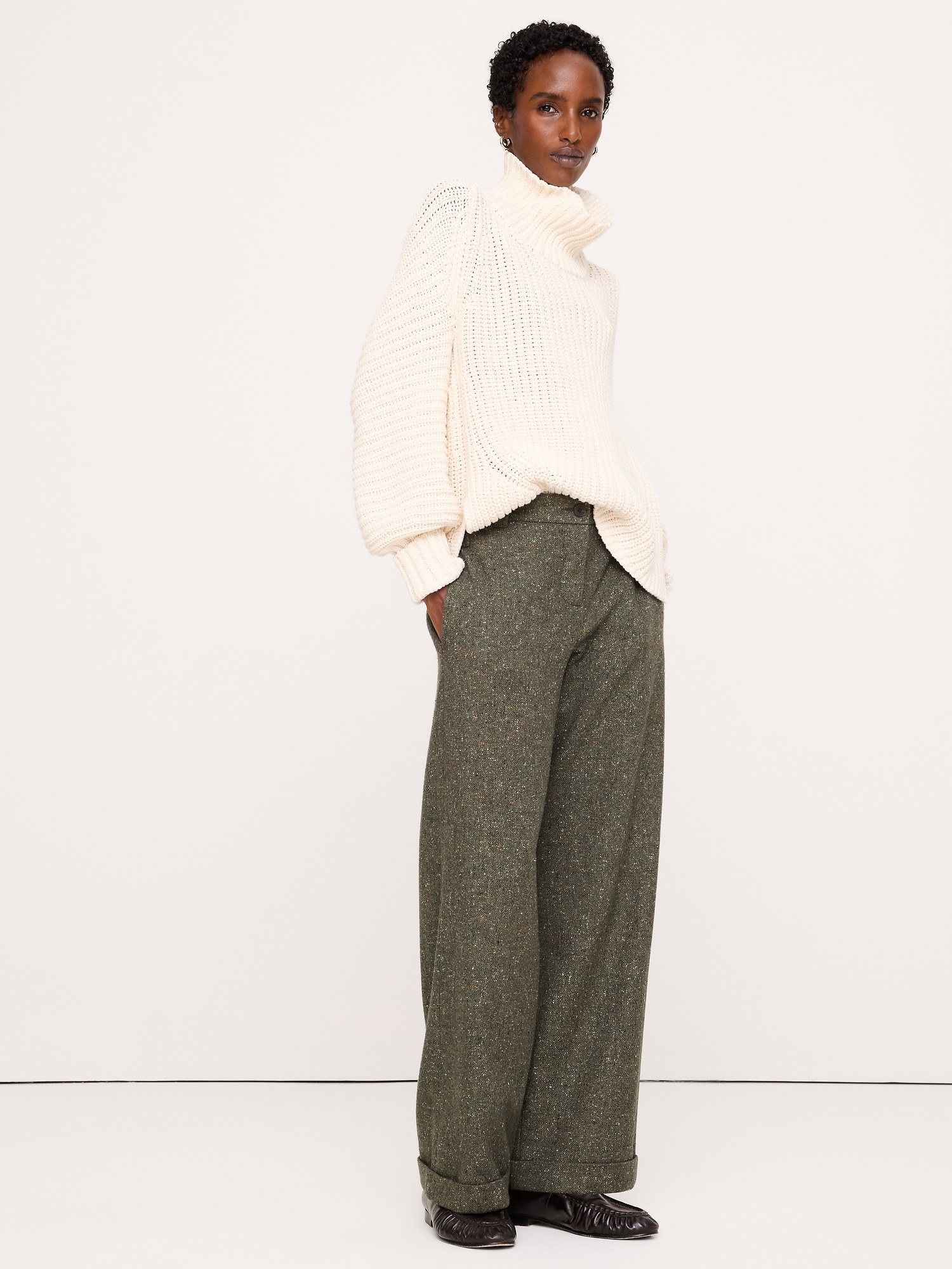 Boyfriend Italian Donegal Pant