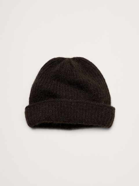BONNET EN TRICOT ITALIEN BROSSÉ