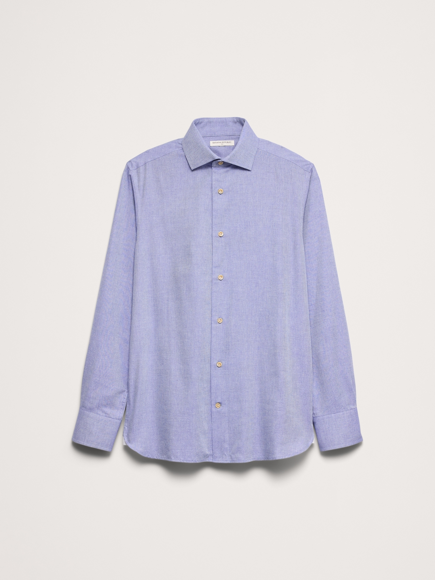 Slim-Fit Cotton-Cashmere Dress Shirt