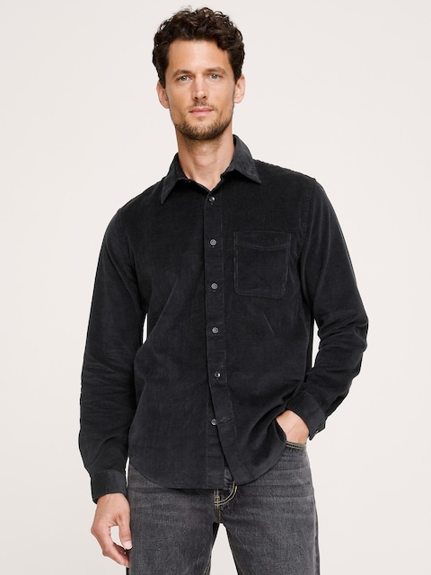 CHEMISE STANDARD EN VELOURS CÔTELÉ LÉGER
