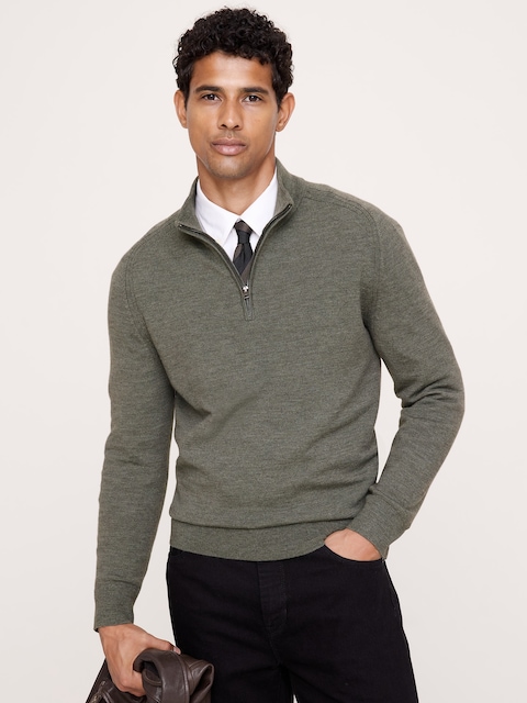 Merino Half-Zip Sweater