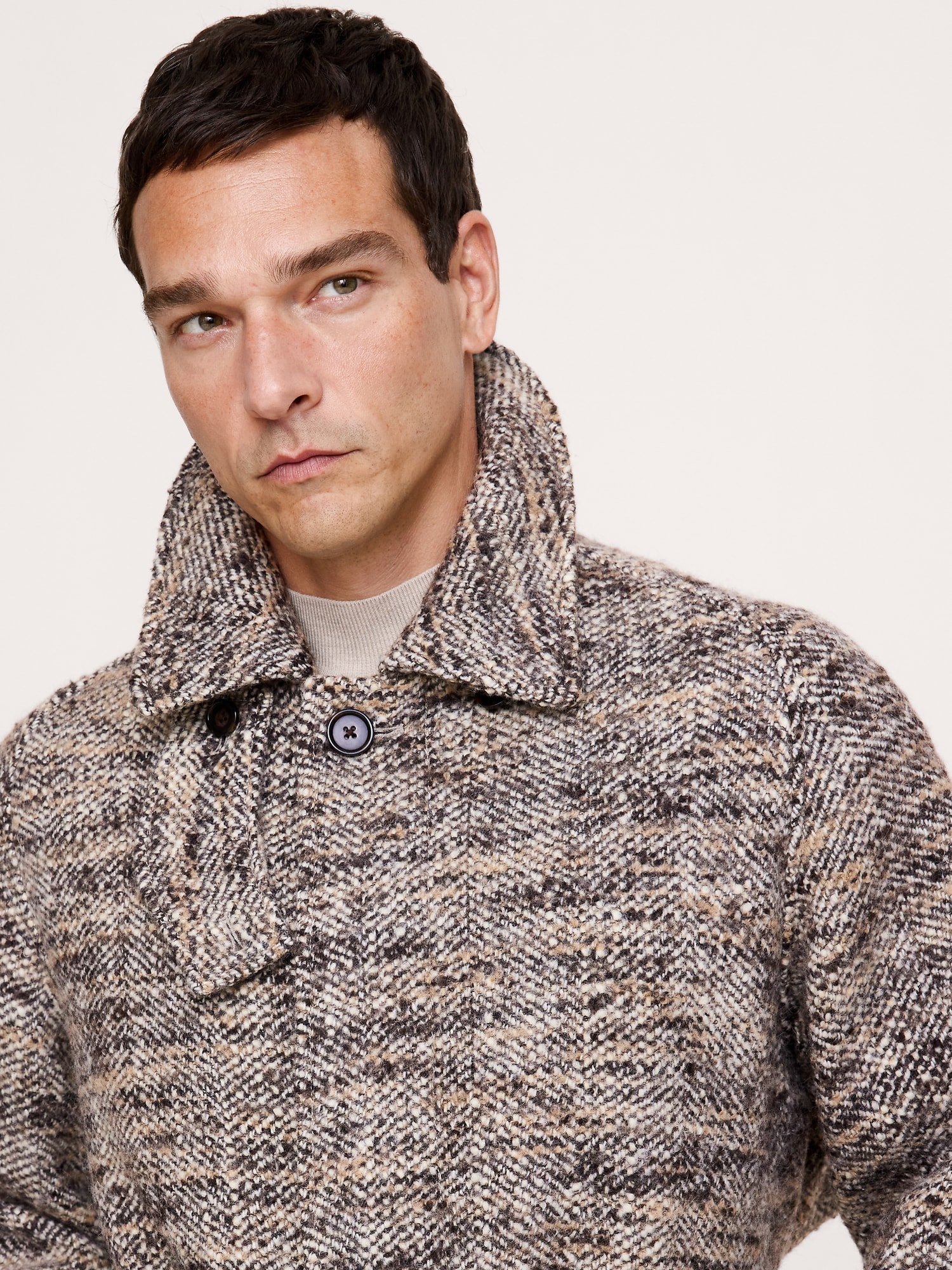 Italian Twill Balmacaan Coat