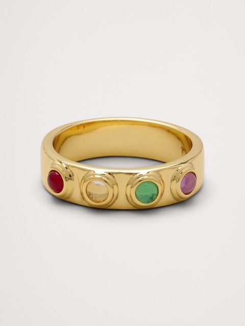 Mosaic Gemstone Ring