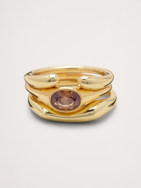 Sculpted Stack Ring