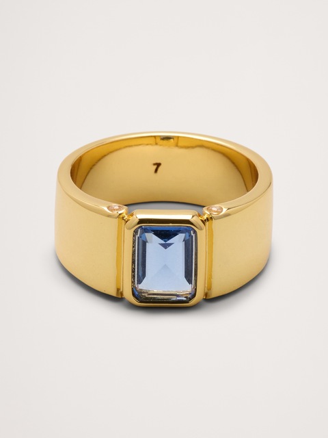 Gemstone Cigar Ring
