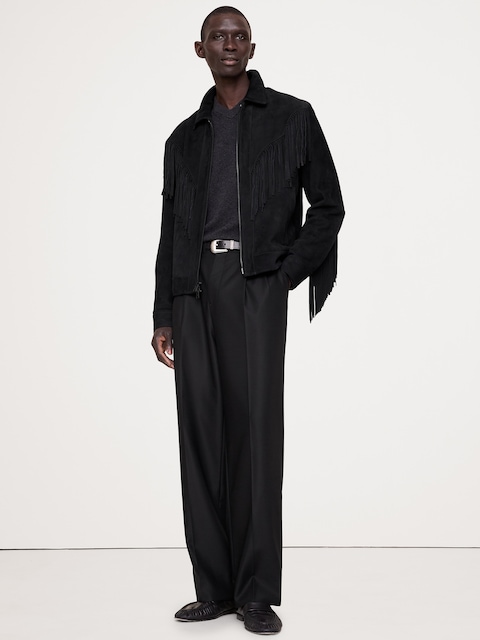VESTE WESTERN EN SUÈDE À FRANGES