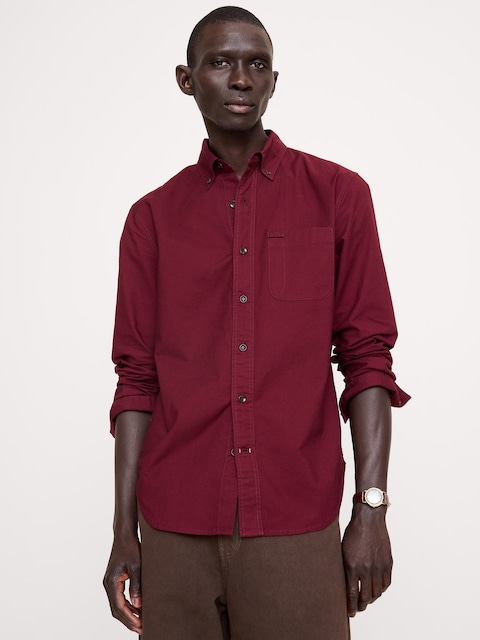 CHEMISE OXFORD DE COTON COUPE STANDARD