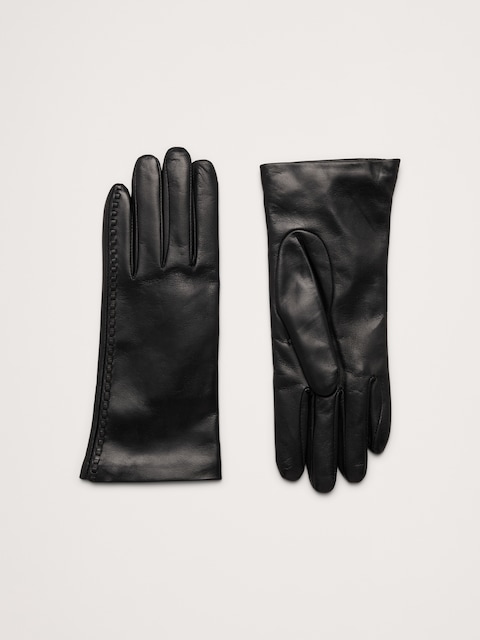 GANTS EN CUIR ITALIEN DOUBLÉS DE CACHEMIRE
